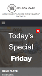 Mobile Screenshot of eatatwilson.com