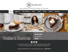 Tablet Screenshot of eatatwilson.com